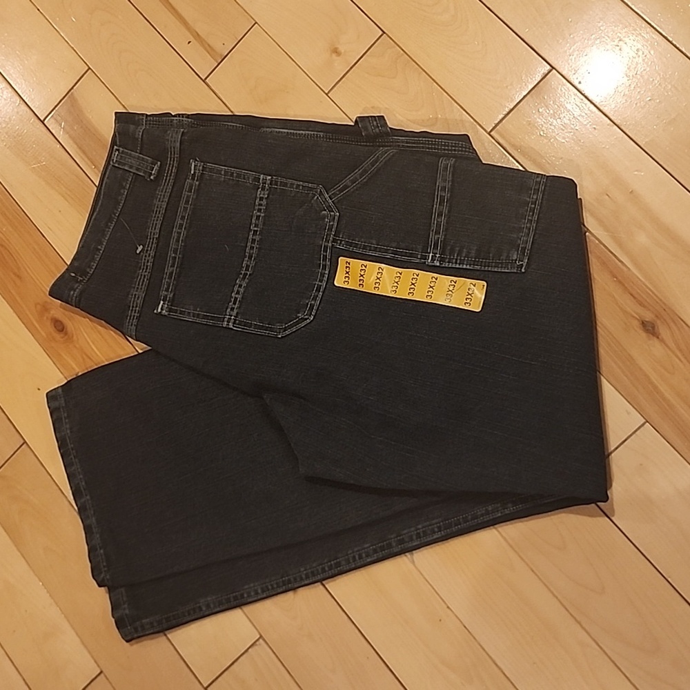 LEE Men's Loose-Fit Carpenter Jeans Dark Blue Size 33W x 32L